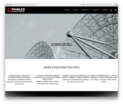Modality WordPress theme design - pogled.net