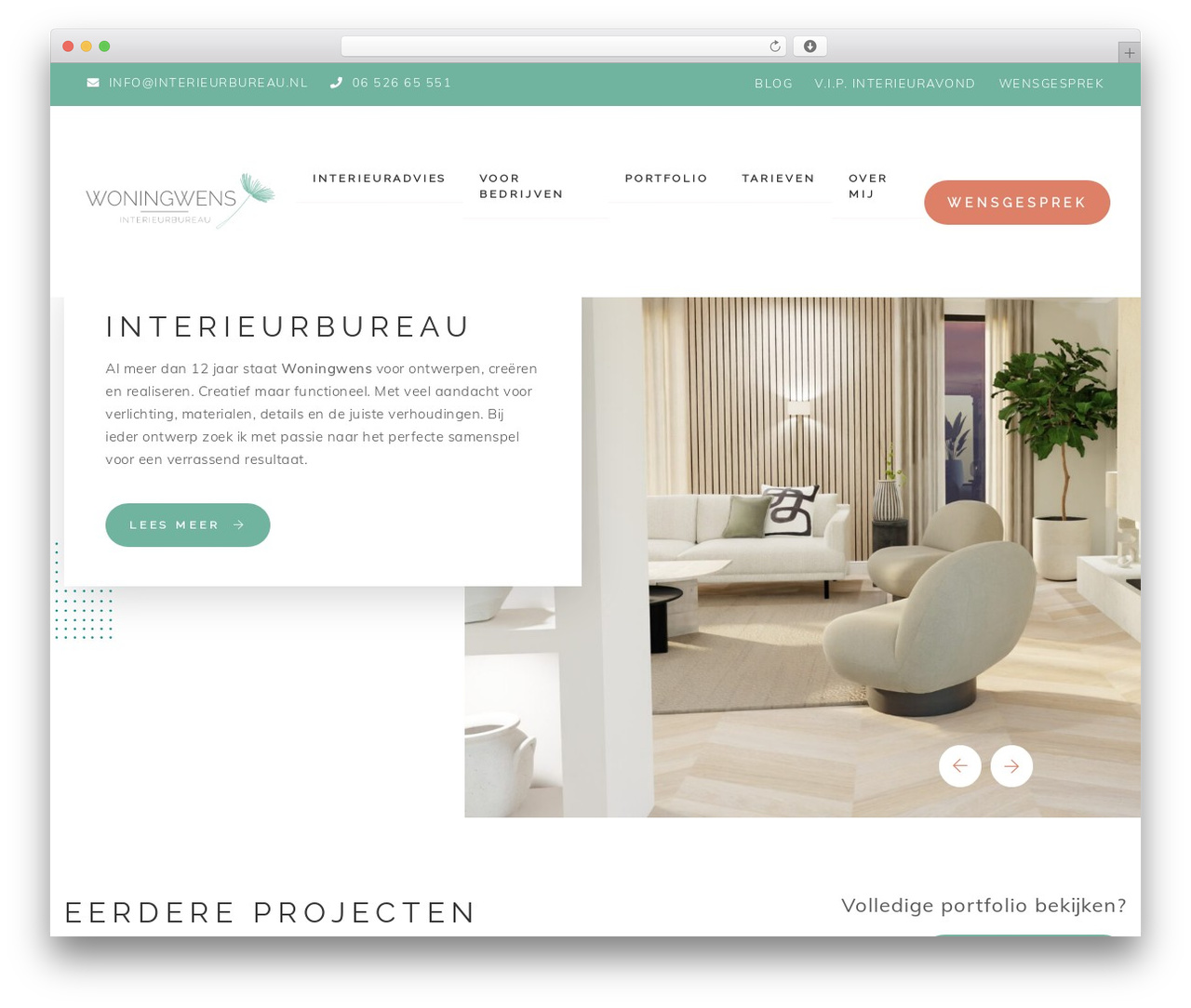 Pixel Example Theme WordPress theme - interieurbureau.nl