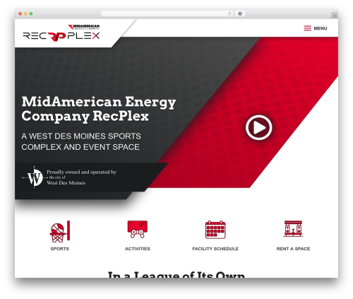 RecPlex WordPress theme - www.therecplex.com