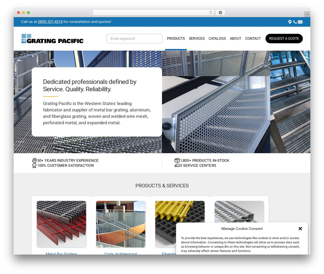 Storefront Webadvanced WordPress store theme - gratingpacific.com