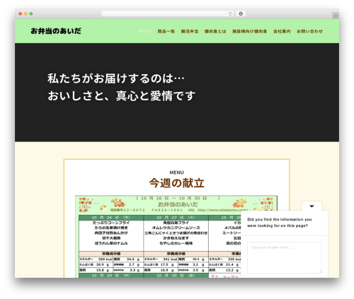 WordPress theme Divi - aidabentou.com
