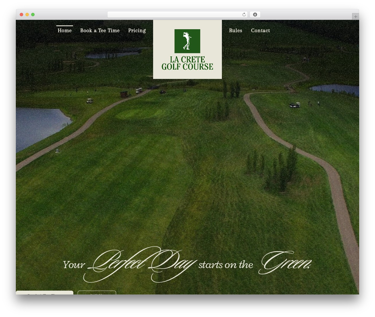 WordPress theme Hello Elementor - lacretegolfcourse.com