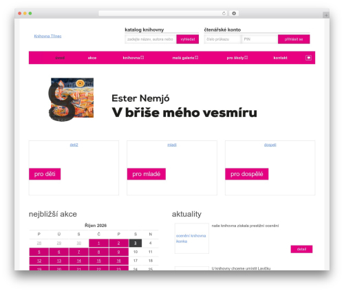 Business opening hours WordPress plugin - knihovnatrinec.cz