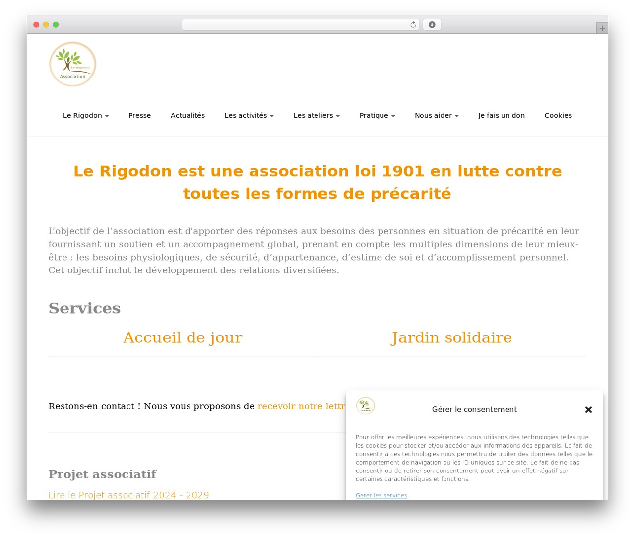 Ample WordPress theme - lerigodon.org