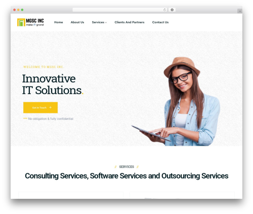 BngTech WordPress theme - mgscinc.com