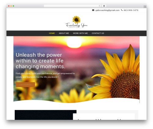 Charvi theme WordPress - fearlesslyyoucoaching.com