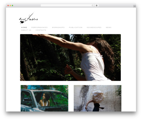 Illustration Responsive Theme WordPress theme - azulteatro.com