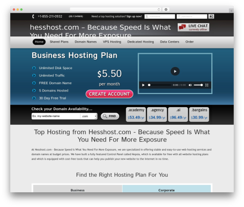 Resellerspanel WordPress plugin - hesshost.com