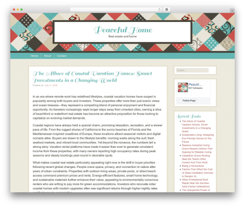 Patchwork WordPress theme - tents4peace.com