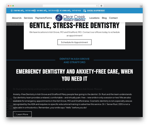Ada compliance fix WordPress plugin - clearcreekfamilydental.com