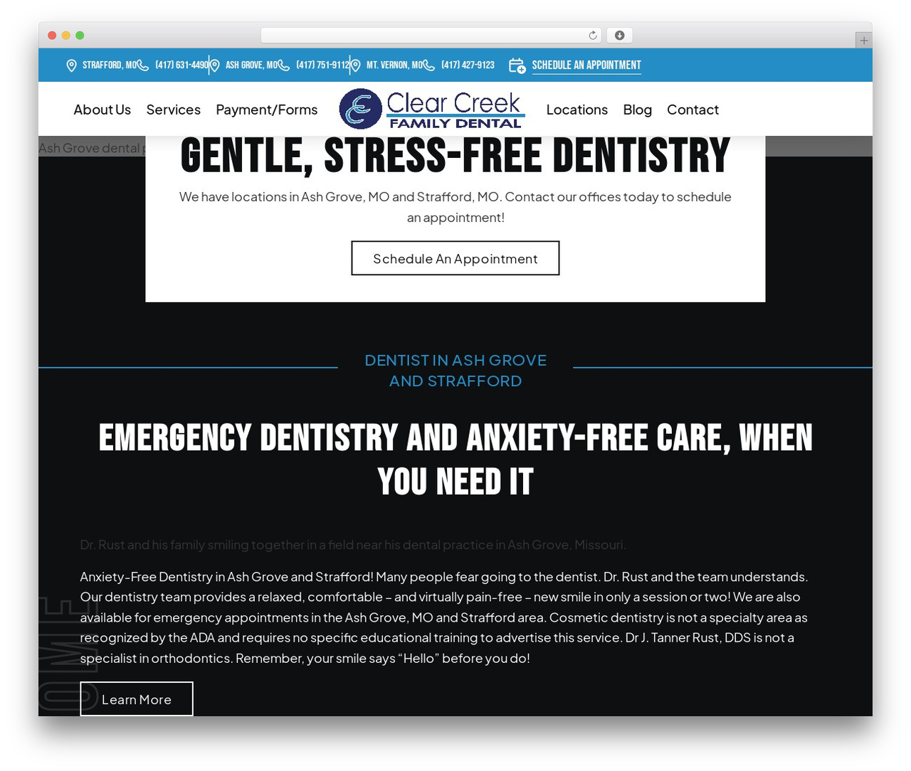 Pro &ndash; Child Theme WordPress theme design - clearcreekfamilydental.com