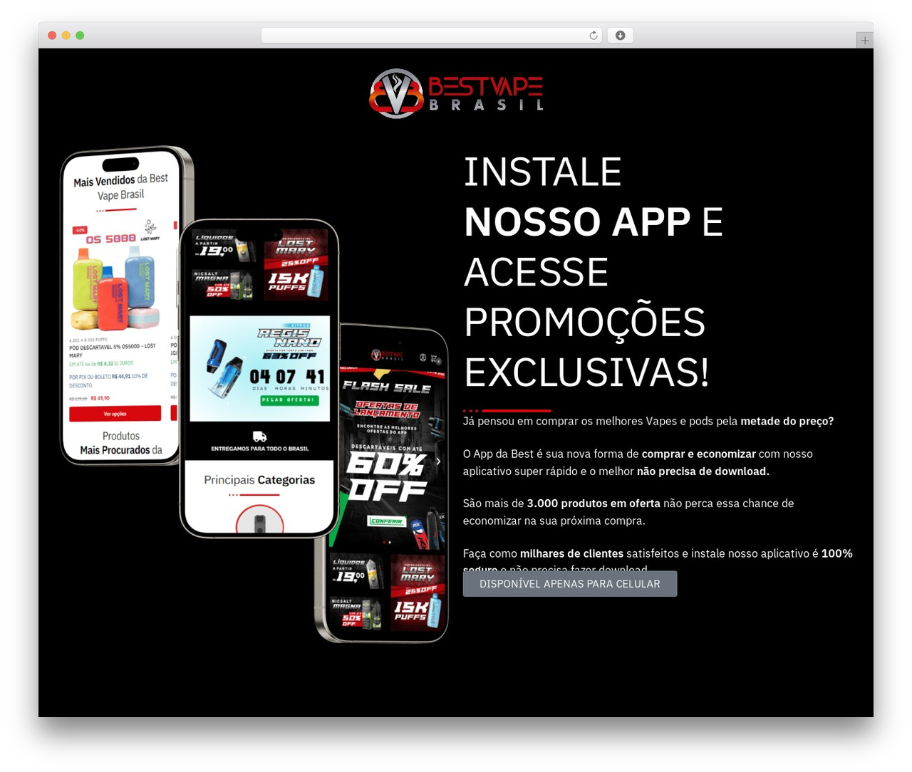 Shoptimizer WP theme - appbestvapebrasil.com