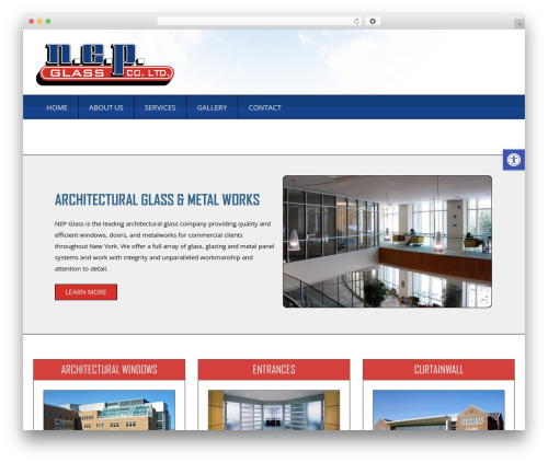 Theme WordPress Triggerfish Responsive - nepglass.com