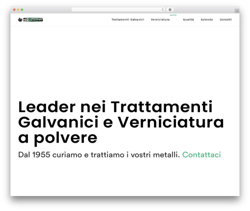 Webify WordPress theme - elezinco.it