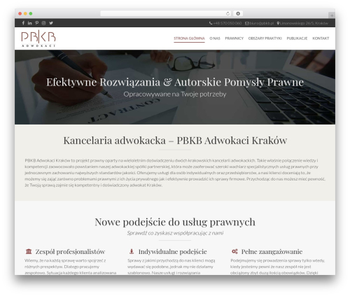 WordPress theme PBKB - pbkb-adwokaci.pl