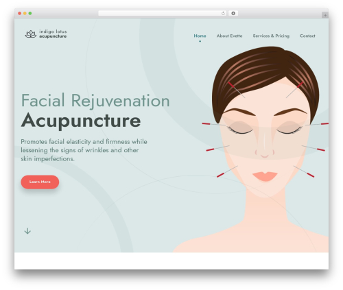 Yoku WordPress website theme - indigolotusacupuncture.com