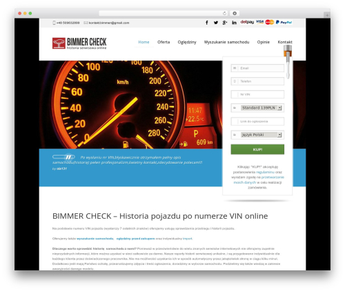 DrivingSchool theme WordPress - bimmer-check.com