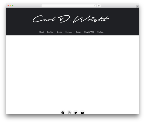 Elemento WordPress theme - carldwright.com