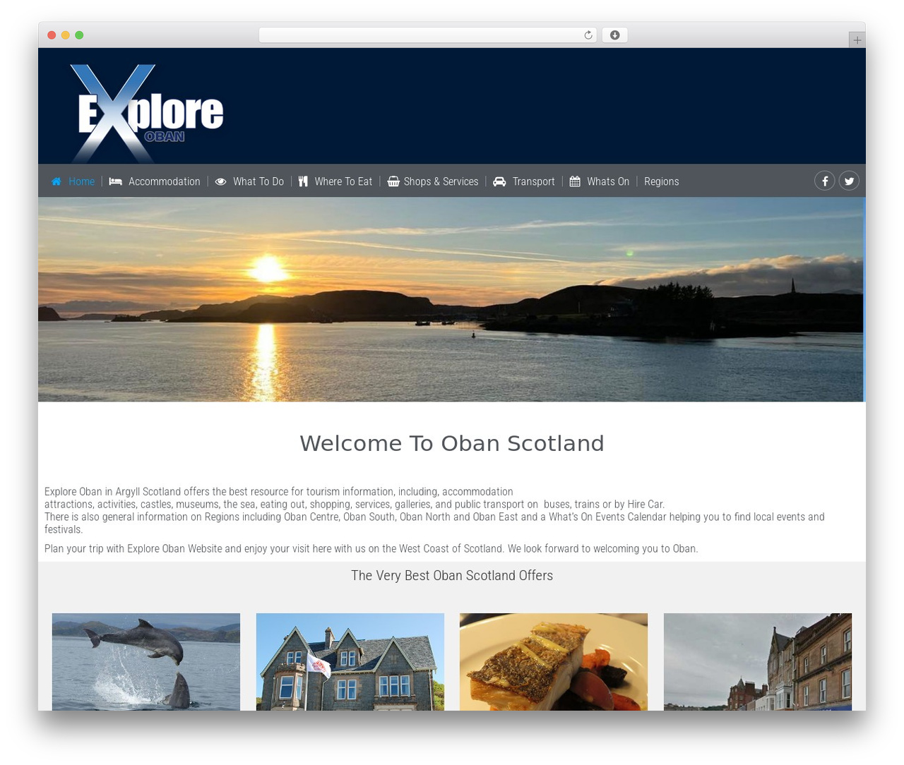 Explore Mull WordPress theme - explore-oban.com Explore Mull WordPress theme - explore-oban.com