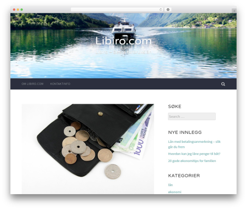 Accent top WordPress theme - libiro.com Accent top WordPress theme - libiro.com