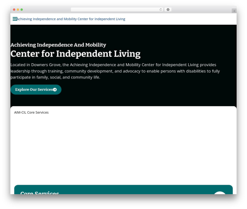 AIM-CIL WordPress theme - aim-cil.org