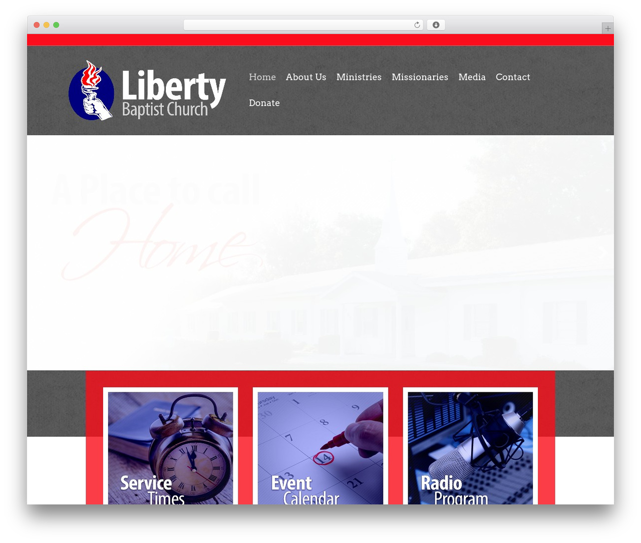 Beaver Builder Theme WordPress theme - libertybaptistdeland.com