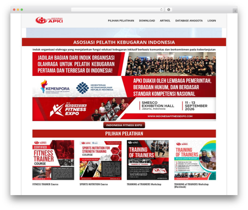 Divi WP theme - apki.or.id
