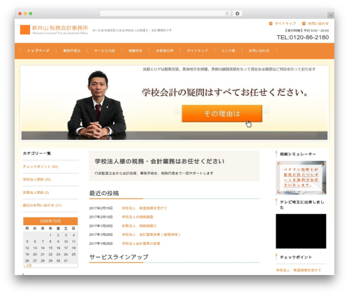 FSV BASIC CORPORATE BLUE WordPress theme - gakkoukaikei.com