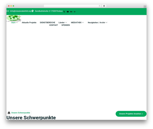 Hello Elementor WordPress theme - missionsbefehl.org