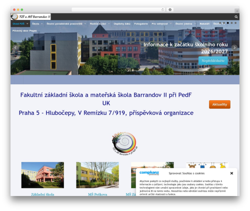 Passion WordPress theme - fzsbarr.cz