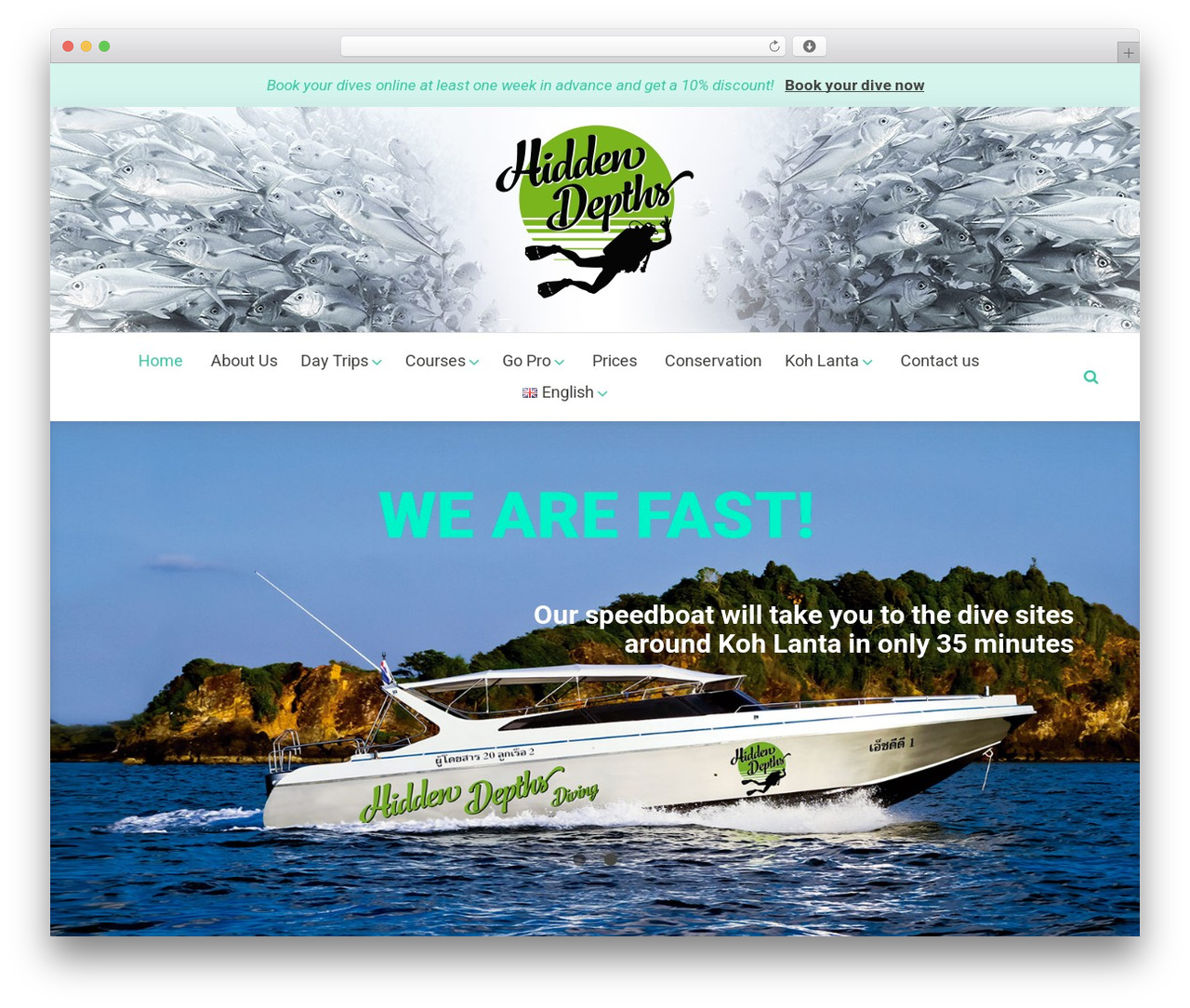 Pristine WordPress theme design - hiddendepthsdiving.com Pristine WordPress theme design - hiddendepthsdiving.com