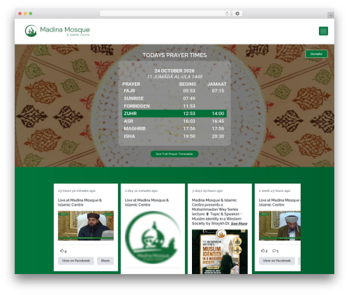 Theme WordPress Betheme - themadinamosque.com