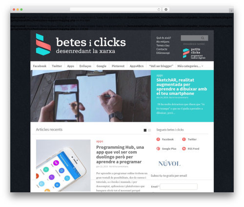 Theme WordPress Sight - betesiclicks.cat
