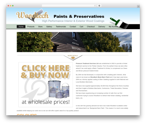 Theme WordPress Wp2 - woodtechpaints.com