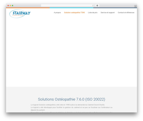 WordPress theme Markety - stairway.ch