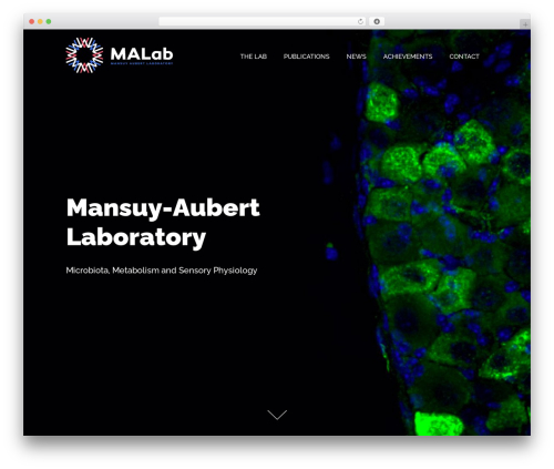 WordPress theme zelabtheme - mansuyaubertlab.com