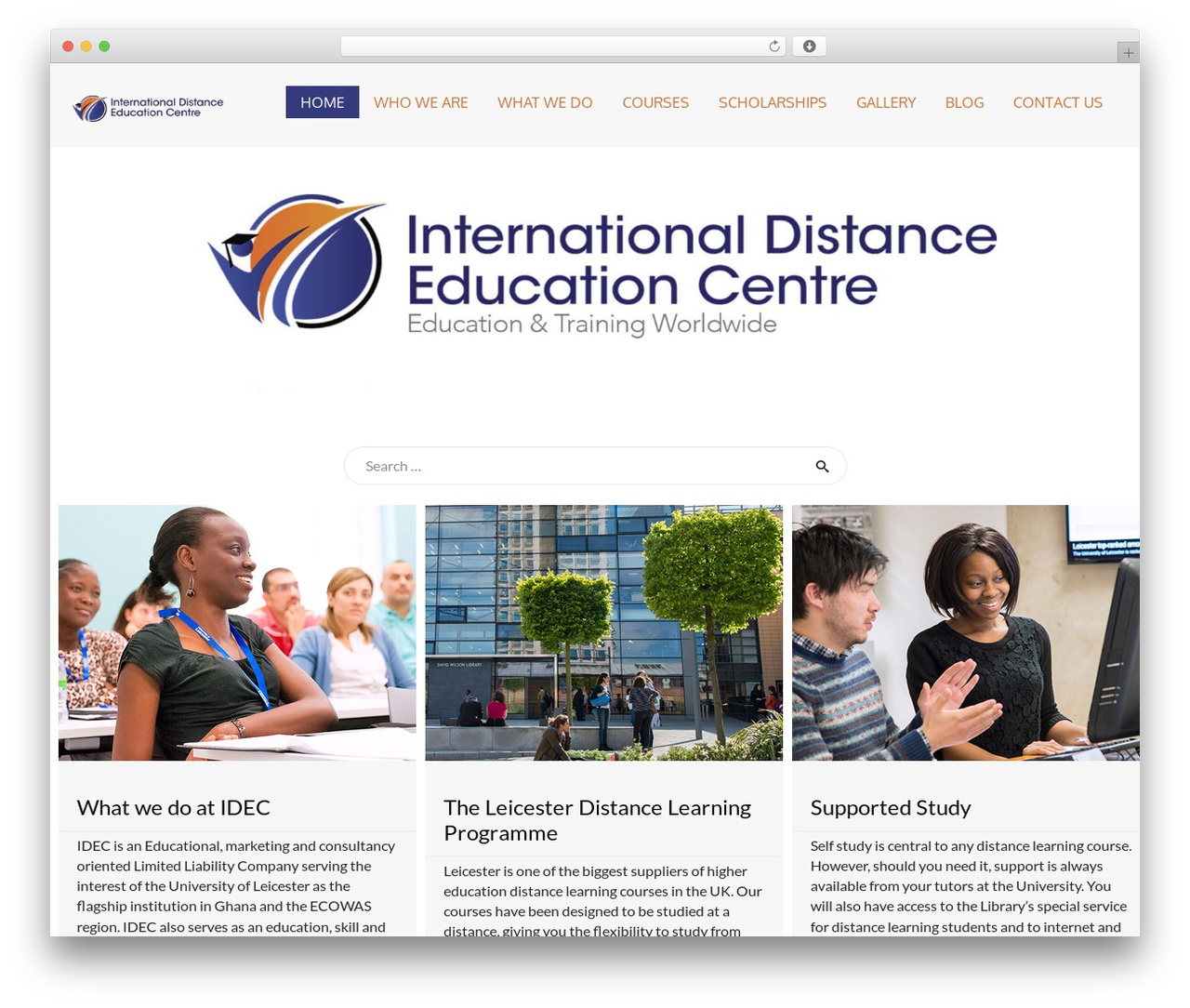 Zero WordPress theme - idecghana.com Zero WordPress theme - idecghana.com