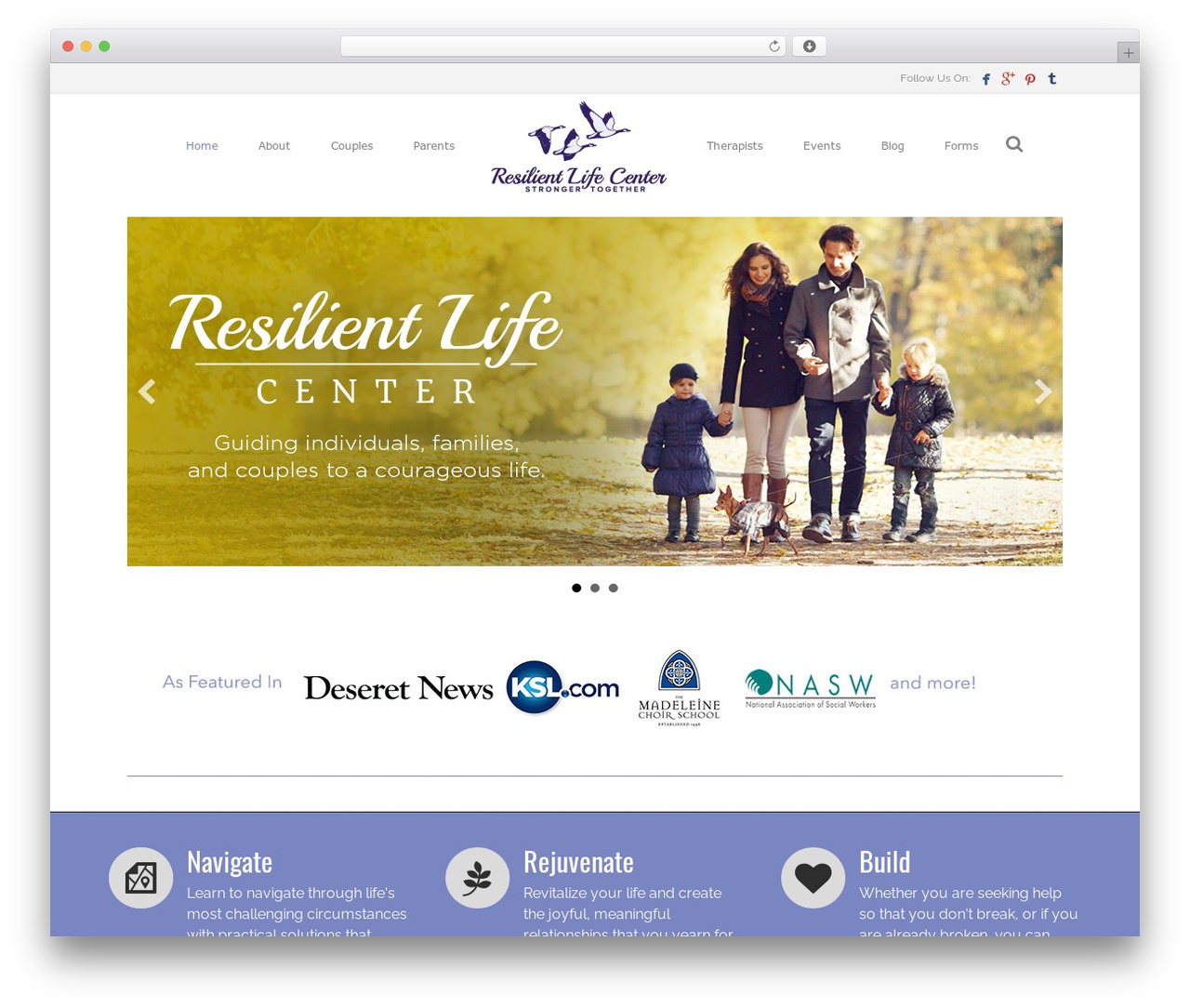 Beaver Builder Theme WordPress theme - resilientlifecenter.com