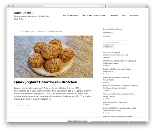 Deep Light WordPress theme - unckel.de Deep Light WordPress theme - unckel.de