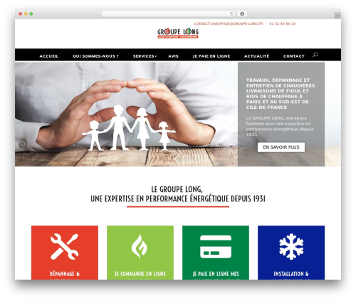 Divi theme WordPress - groupe-long.fr