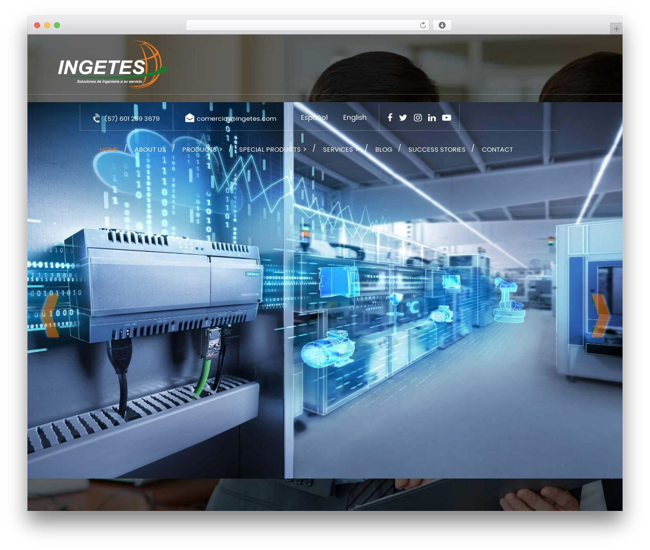 MarketerosWeb WordPress theme - www.ingetes.com.co