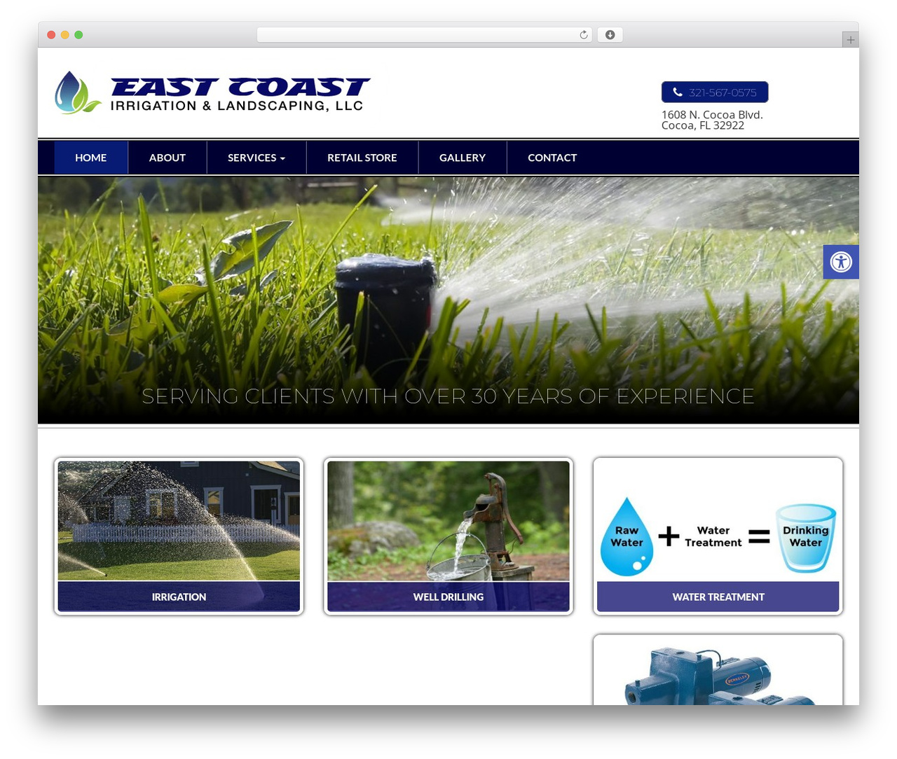 Triggerfish Responsive WordPress theme - eastcoast-irrigation.com
