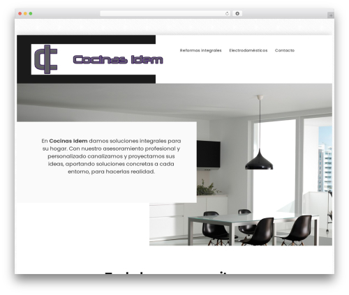 WordPress theme Interra - cocinasidem.com