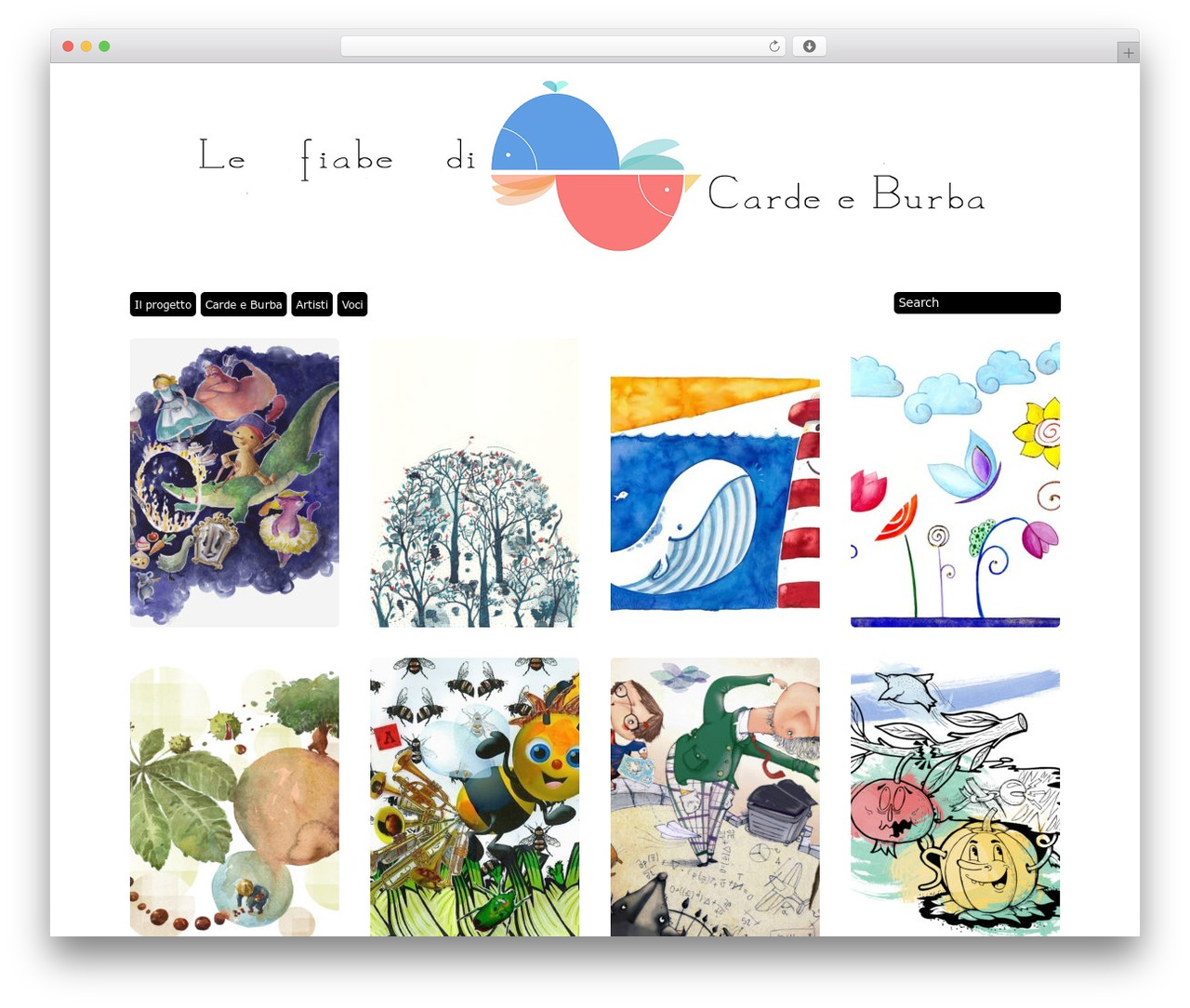 WP theme Grid Theme Responsive - www.lefiabedicardeeburba.it
