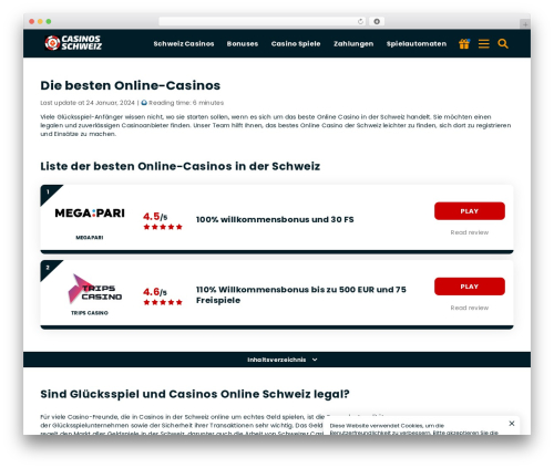 WP theme ltv - casinosschweiz.online