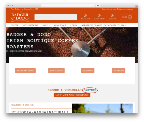 WP theme Shoptimizer - badgeranddodo.ie
