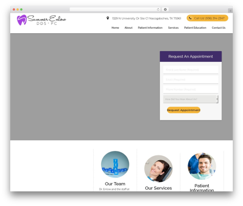 DoctorGenius Framework WordPress theme - summerenlowdds.com