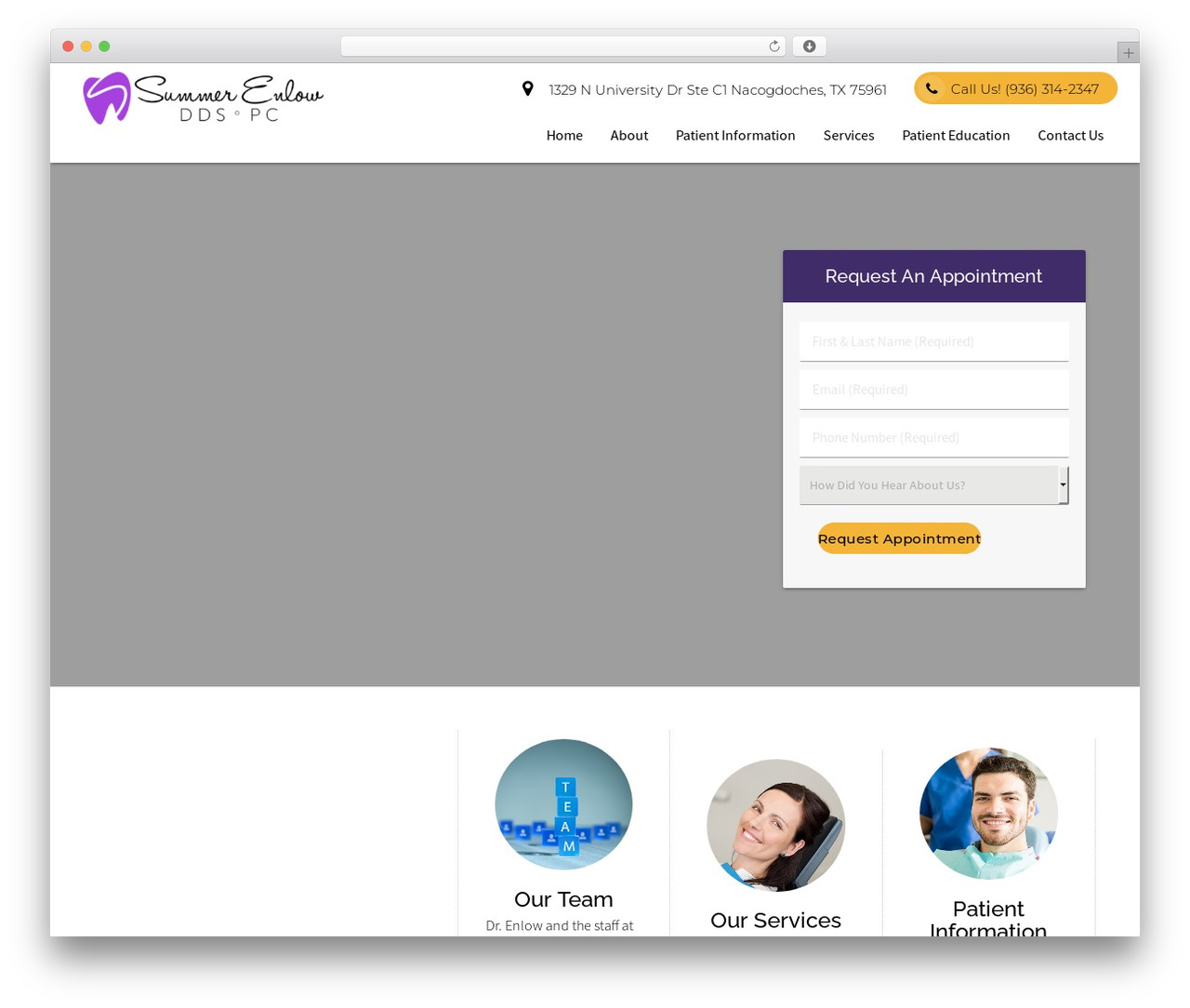 DoctorGenius Framework WordPress theme - summerenlowdds.com