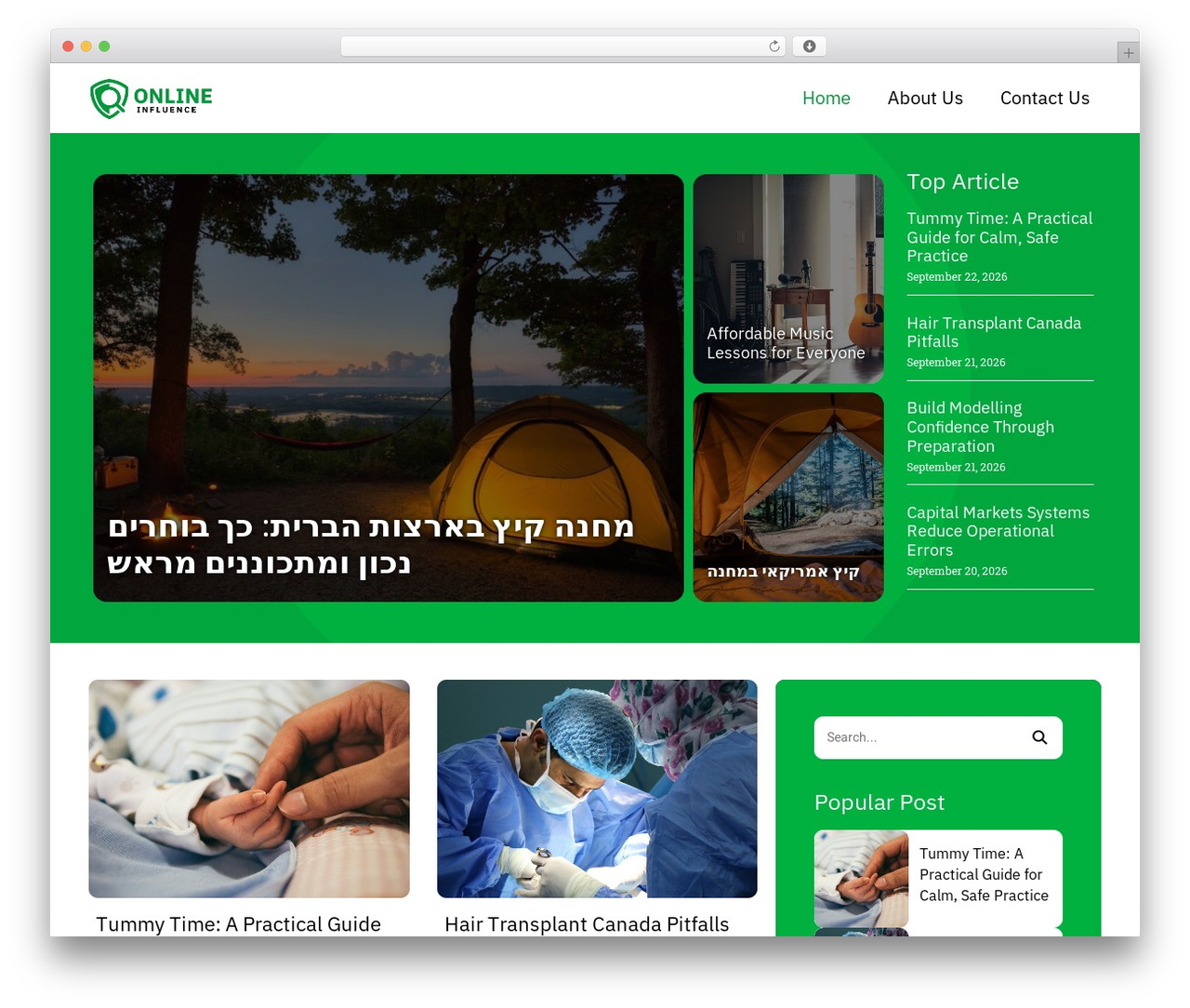 Hello Elementor WordPress theme - online-influence.com Hello Elementor WordPress theme - online-influence.com