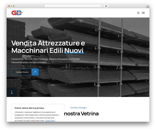 Industrium WordPress theme - gb-trade.com